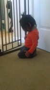 Montessori Bedroom - Gated doorway