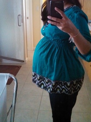 38 weeks pregnant,
