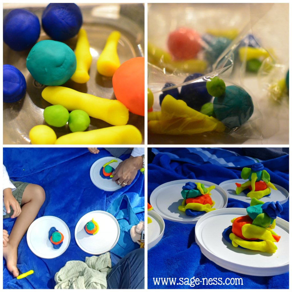 Montessori Inspired Hindu Ganesh Chaturthi Toddler Activity with Play dough